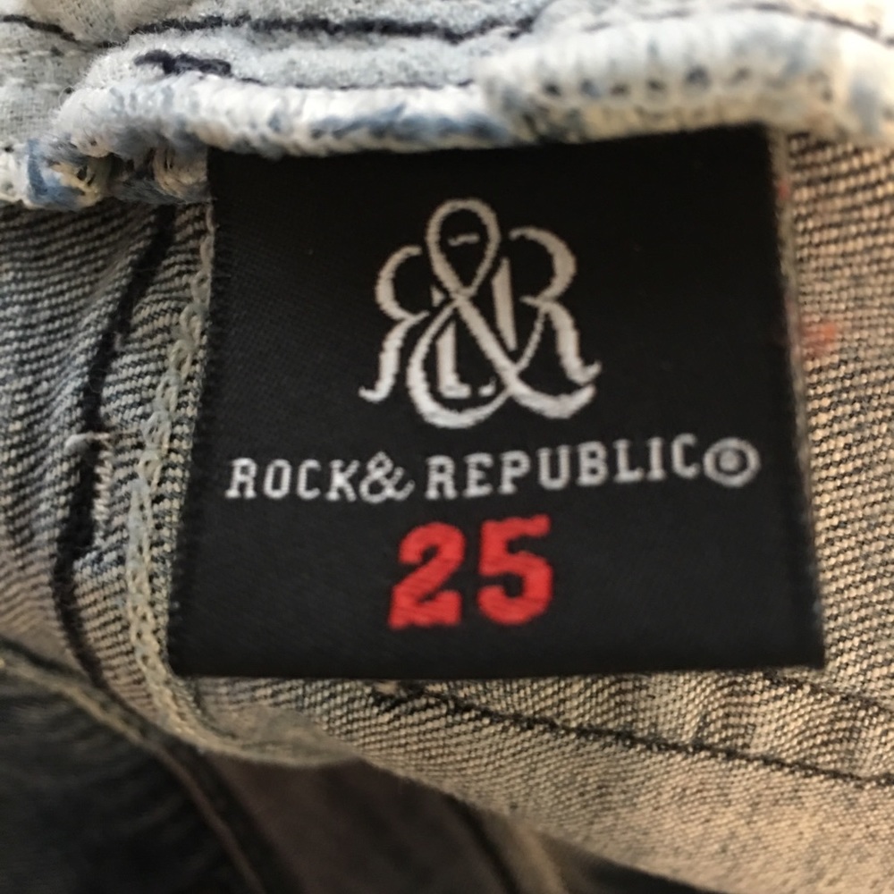 Rock & Republic Jeans 25 x 29 embellished - Picture 6 of 8